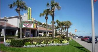 Galveston seawall Attractions in Texas.